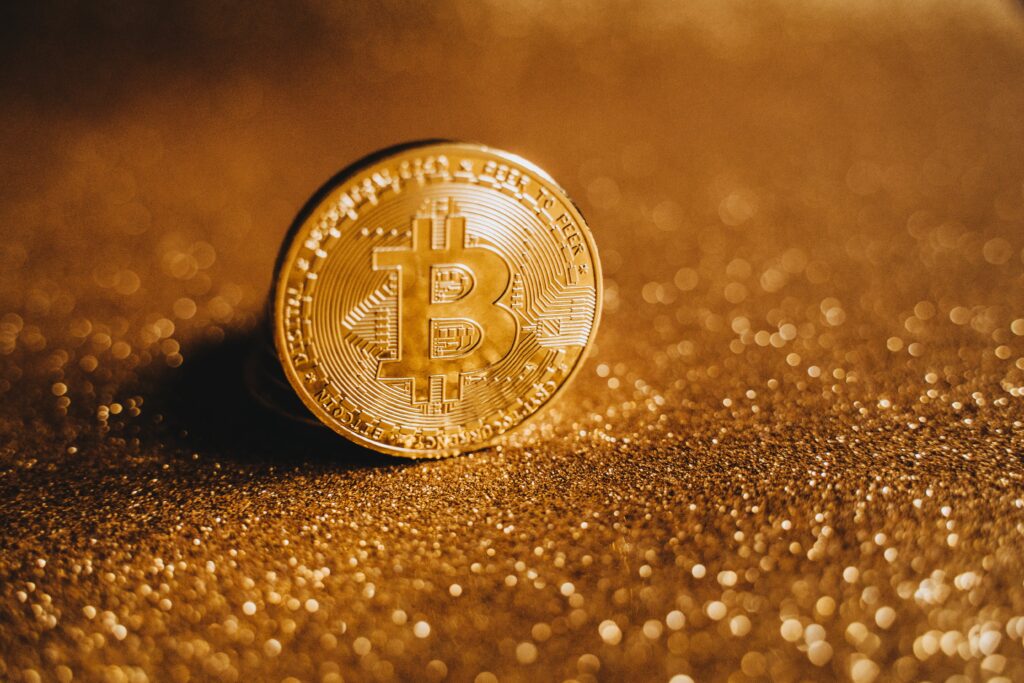 Close-Up Shot of a Bitcoin by Alesia  Kozik
