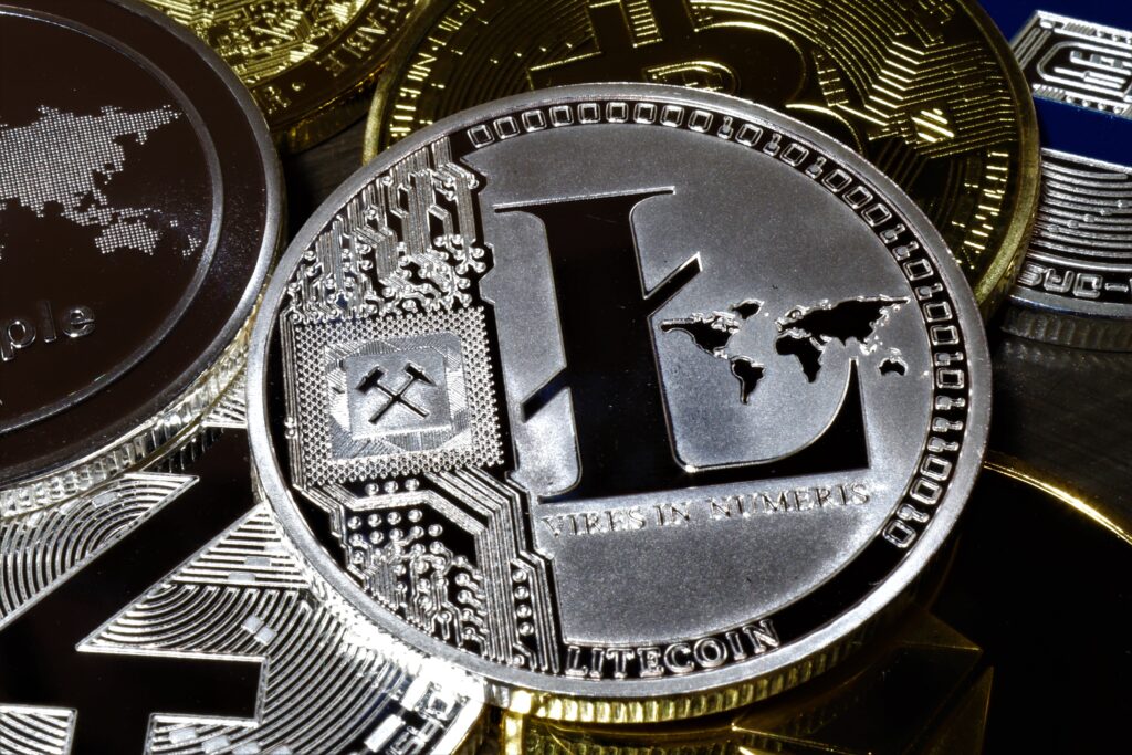 Close Up of Lite Coin by Roger Brown