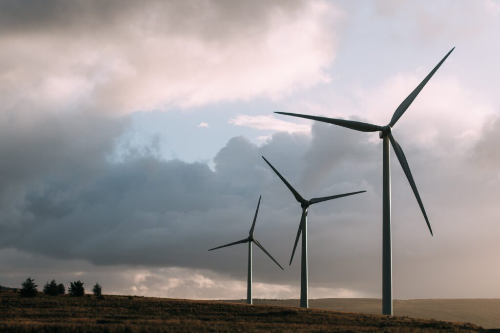 Three Gray Wind Turbine by Sam Forson