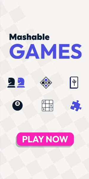 Mashable Games ad image